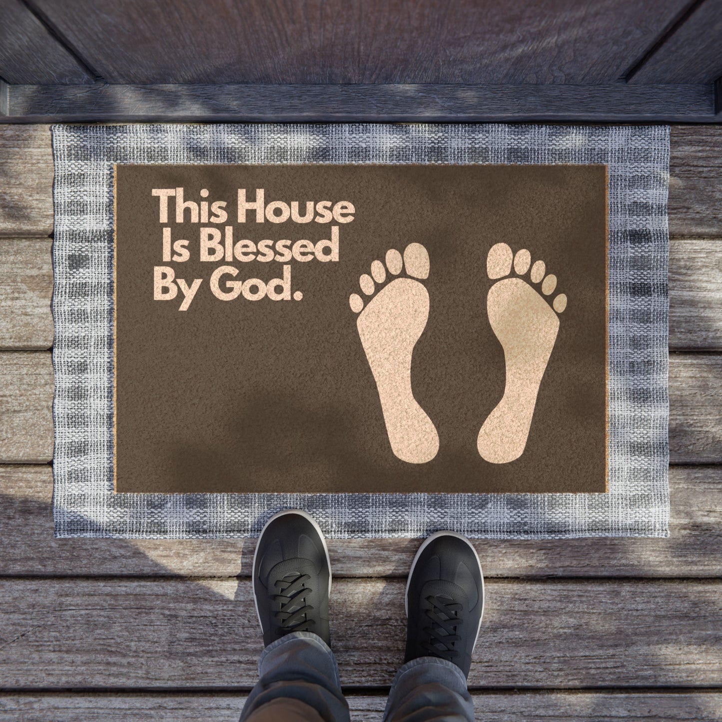 Blessed By God Doormat