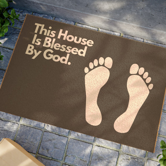 Blessed By God Doormat